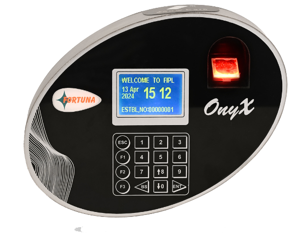 OnyX fingerprint biometric machine — stylish finger print machine for offices