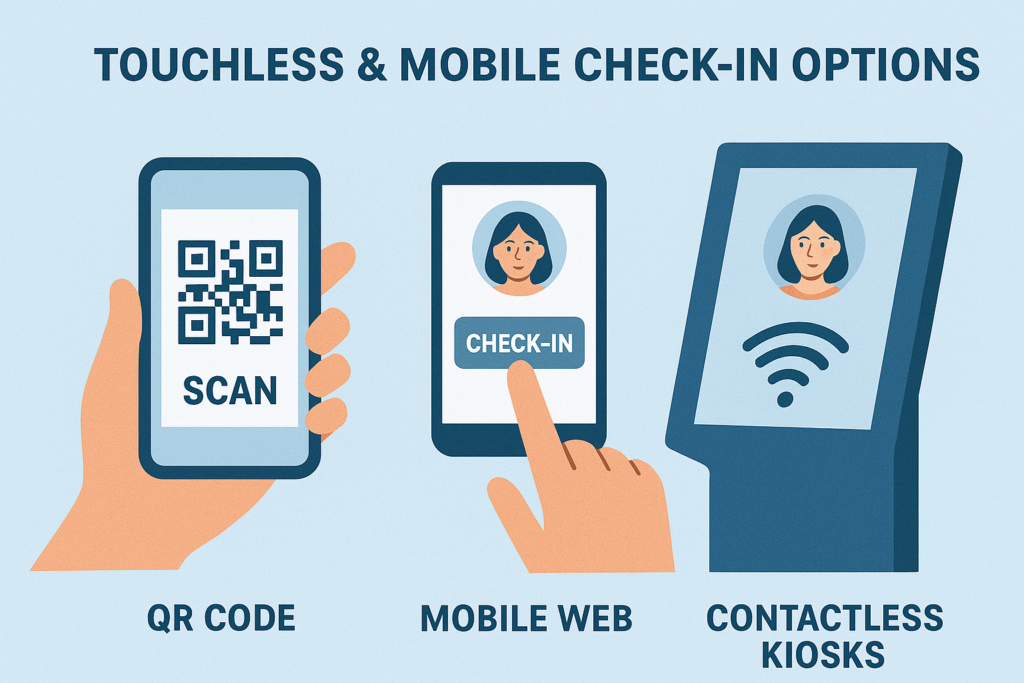 Touchless & Mobile Check-In Options